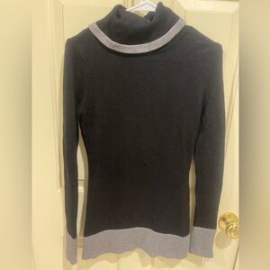 PATTYBOUTIK Black Color Turtleneck Sweater